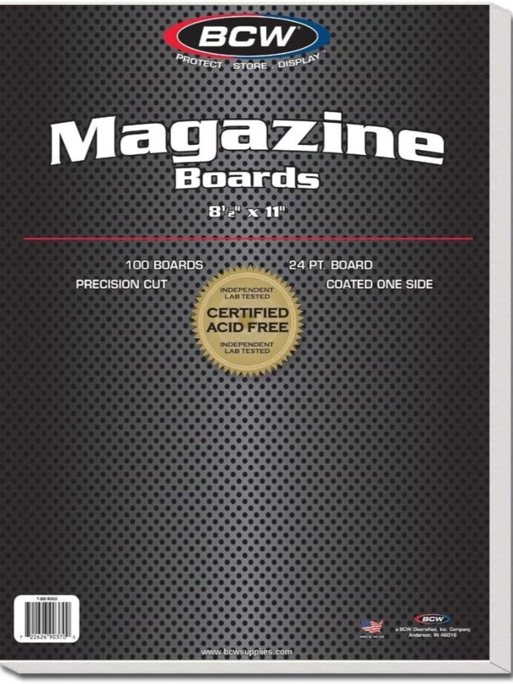 Magazine Backing Boards, 8.5 x 11 Inches, Acid-Free, 100 Count